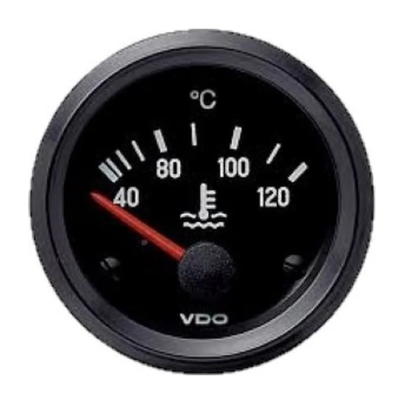 VDO Temperature Gauge Cockpit International 40 120°c Coolant 52mm 24V