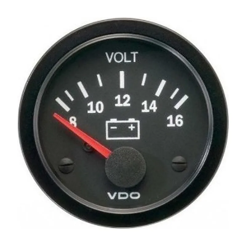 VDO Voltmeter Cockpit Vis 12V 52mm (8v 16V) Display