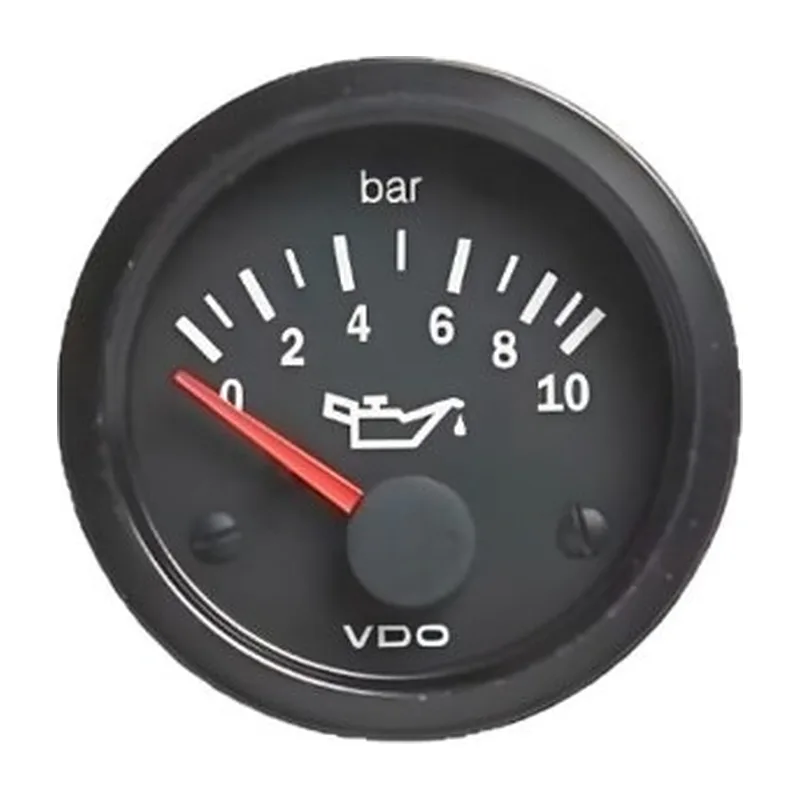 VDO Pressure Gauge Cockpit Vision 10bar Oil 52mm 12V Stud/bracket