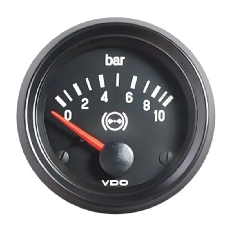 VDO Pressure Gauge Cockpit International 10bar Brake 52mm 24V