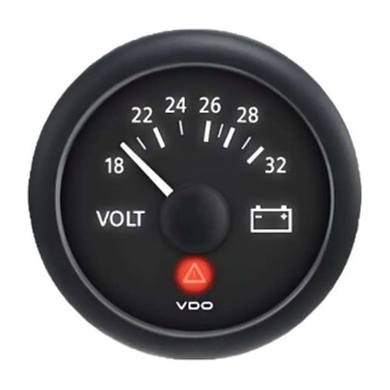 VDO Voltmeter Singleviu 52mm 24V (16 32)