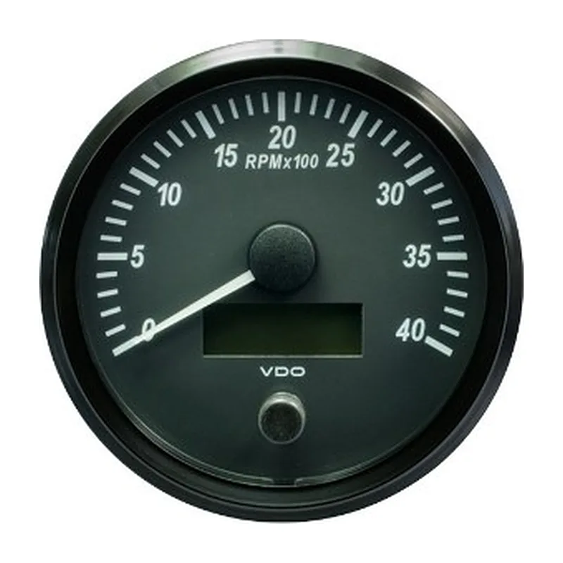 VDO Tachometer Singleviu 100mm 4000rpm 12V/24V