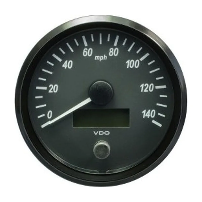 VDO Speedometer Singleviu 100mm 140 Mph 12V/24V (gauge Only)
