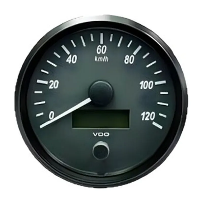 VDO Speedometer Singleviu 100mm 120 Km/h 12V/24V