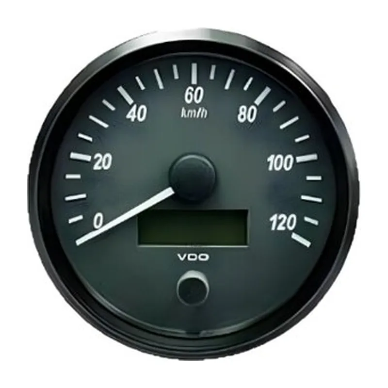 VDO Speedometer Singleviu 80mm 120 Km/h 12V/24V