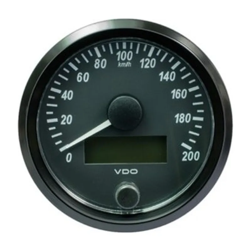 VDO Speedometer Singleviu 80mm 200 Km/h 12V/24V