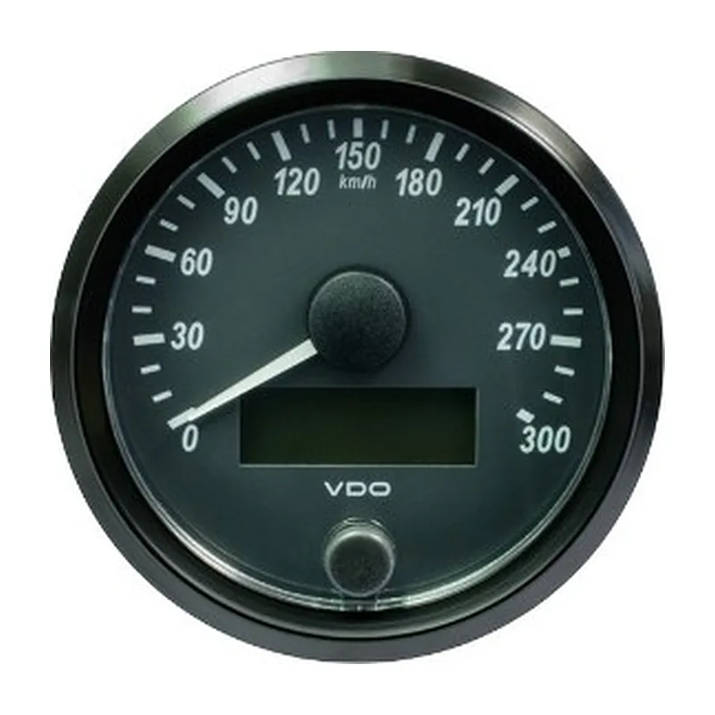 VDO Speedometer Singleviu 80mm 300 Km/h 12V/24V
