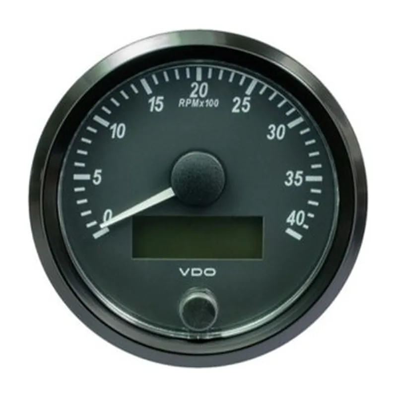 VDO Tachometer Singleviu 80mm 4000 Rpm 12V/24V