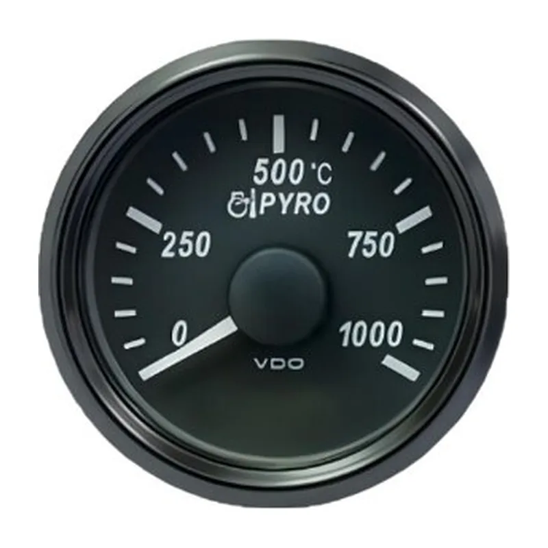 VDO Temperature Gauge Singleviu 1000c Pyro Gauge 52mm 4,1 37,7mv 1000 Degc 12/24v