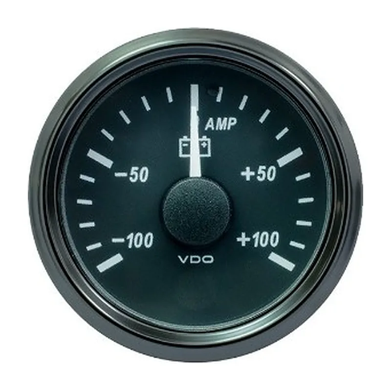 VDO Ammeter Singleviu 52mm 100A 12V/24V