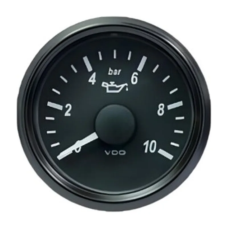 VDO Pressure Gauge Singleviu 52mm 10 Bar Oil 10 184ohm 12V/24V