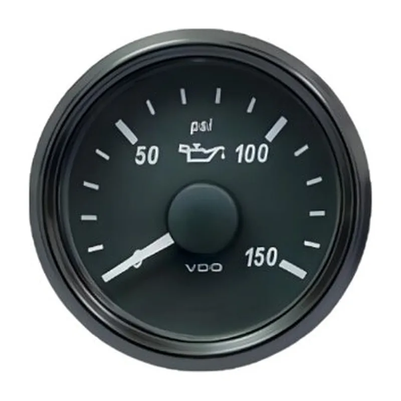 VDO Pressure Gauge Singleviu 52mm 150 PSI 10 184ohm 12V/24V