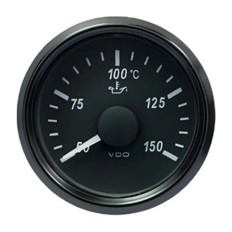 VDO Temperature Gauge Singleviu 52mm 150c Oil 322,8 18,6ohm 12/24v