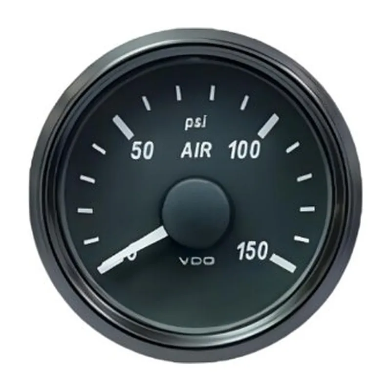 VDO Pressure Gauge Singleviu 52mm 150 PSI Brake 10 184ohm 12/24v