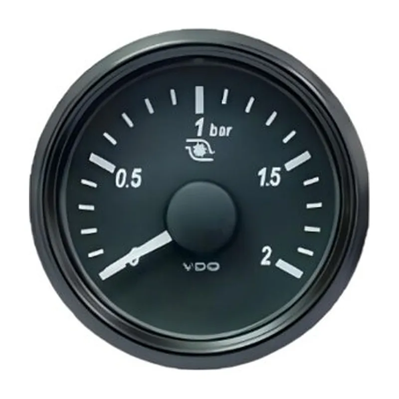 VDO Pressure Gauge Singleviu 52mm 2 Bar Turbocharger 10 184ohm 12/24v
