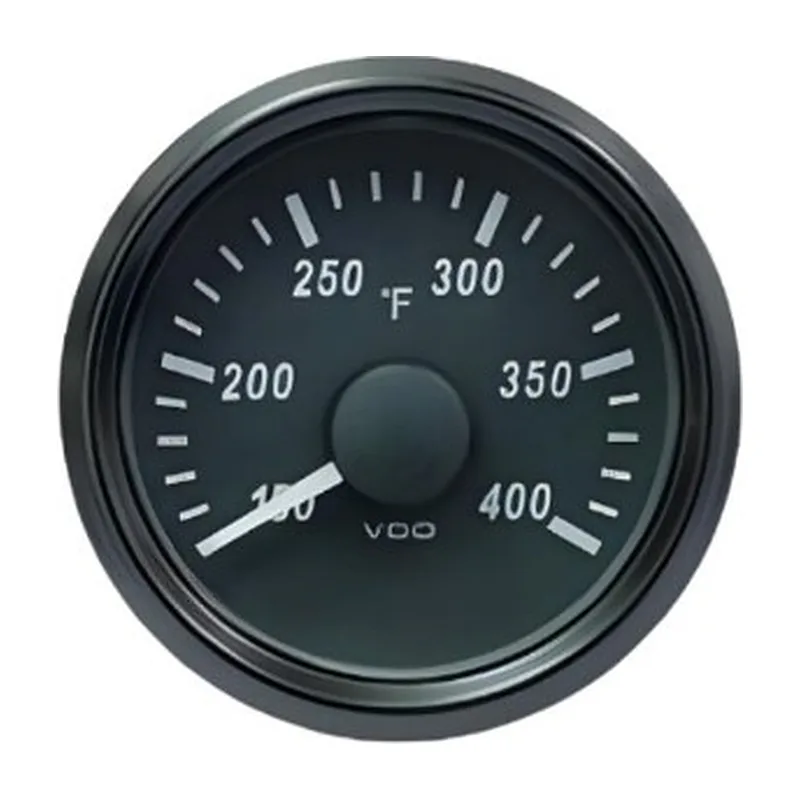 VDO Temperature Gauge Singleviu 52mm 400f Cyl 482,5 14,3ohm 12/24v